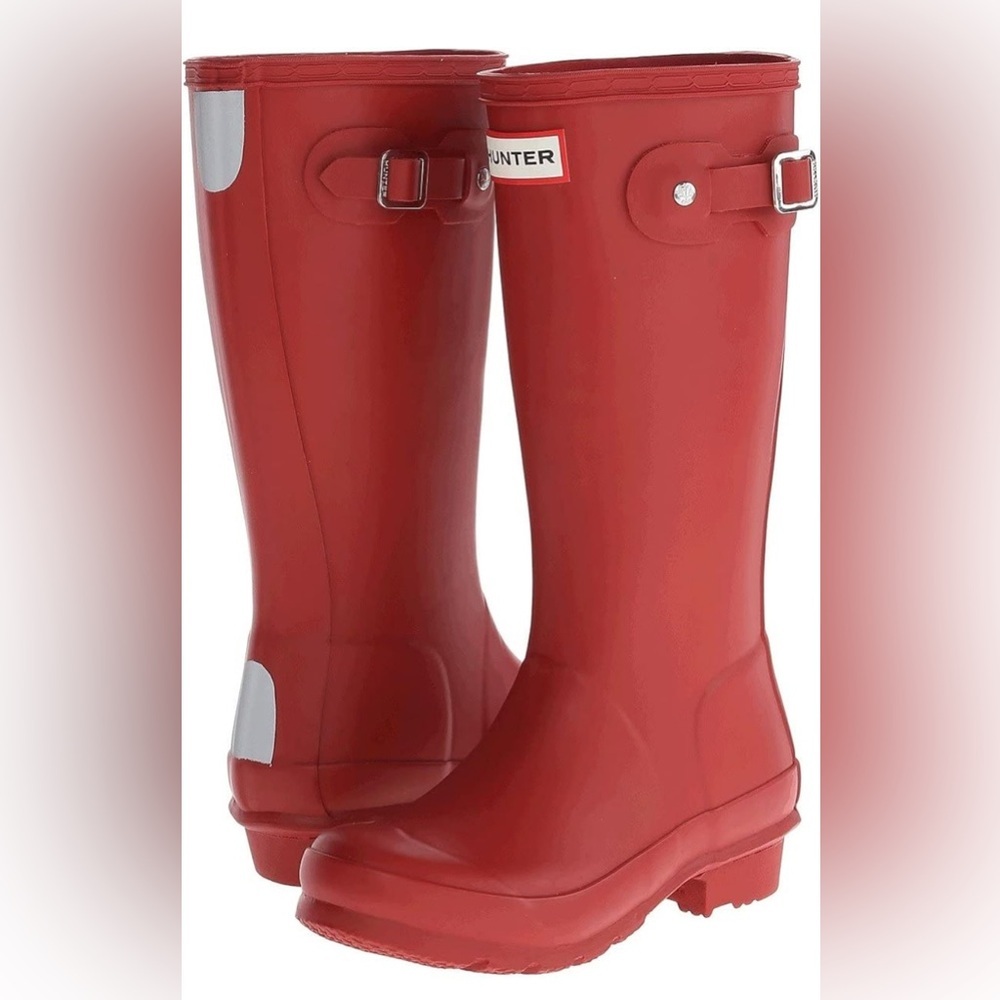 Size 5/6 Youth Toddler Hunter Kids Red Waterproof Boots